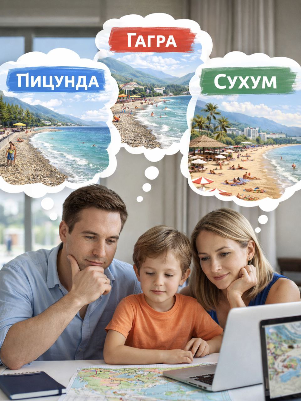Как выбрать курорт в Абхазии