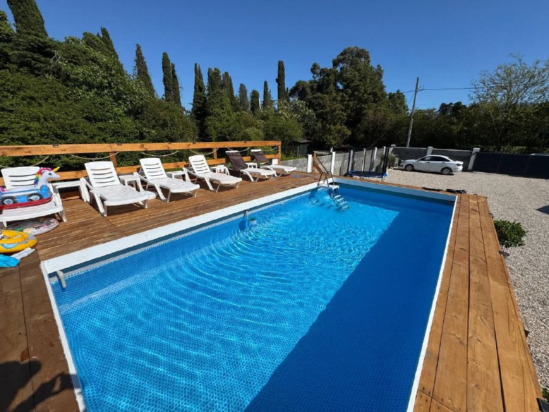 ГРЕЙ ХАУС ДОМИКИ С БАССЕЙНОМ