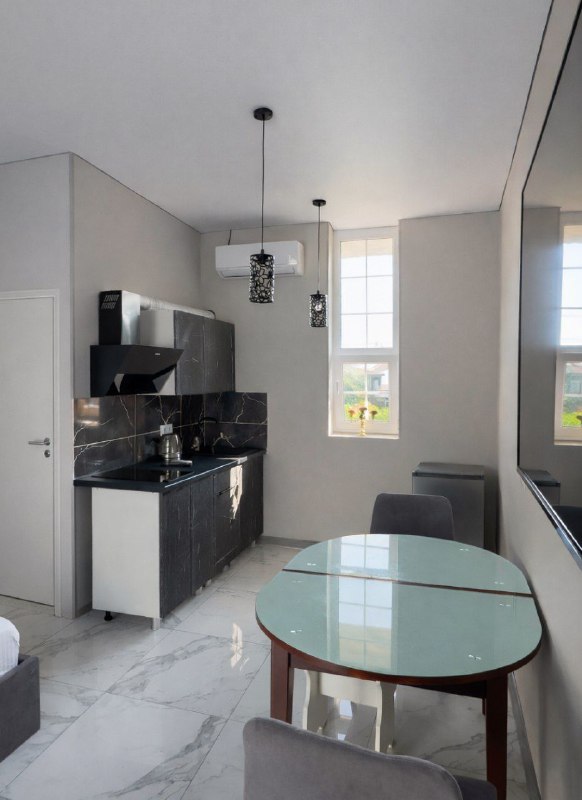 АМОР АПАРТАМЕНТЫ С КУХНЕЙ И БАССЕЙНОМ фото 6