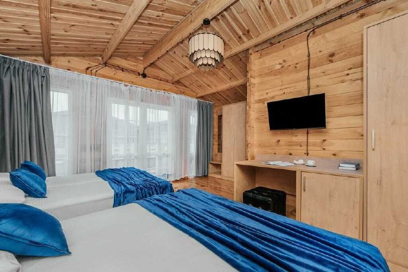 САН ПИНО ДОМИКИ ДЕРЕВЯННЫЕ С БАССЕЙНОМ фото 3