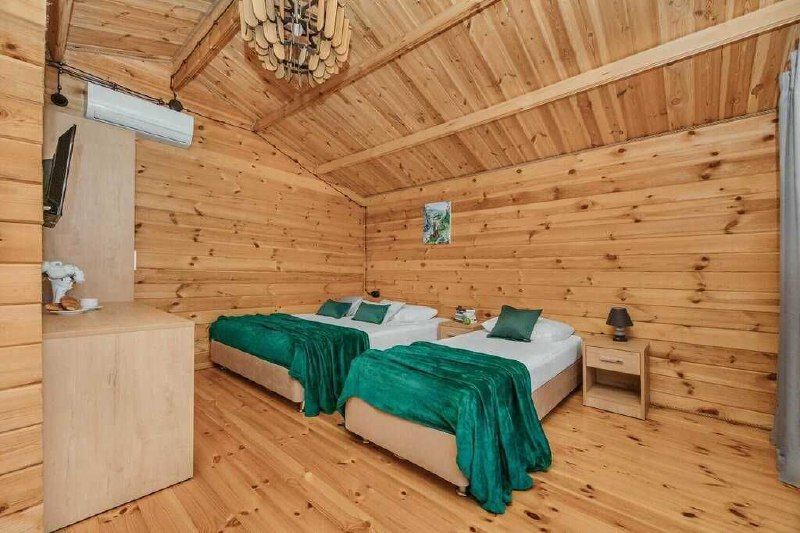 САН ПИНО ДОМИКИ ДЕРЕВЯННЫЕ С БАССЕЙНОМ фото 5