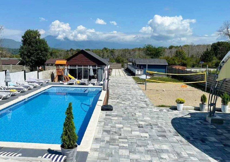 САН ПИНО ДОМИКИ ДЕРЕВЯННЫЕ С БАССЕЙНОМ фото 8